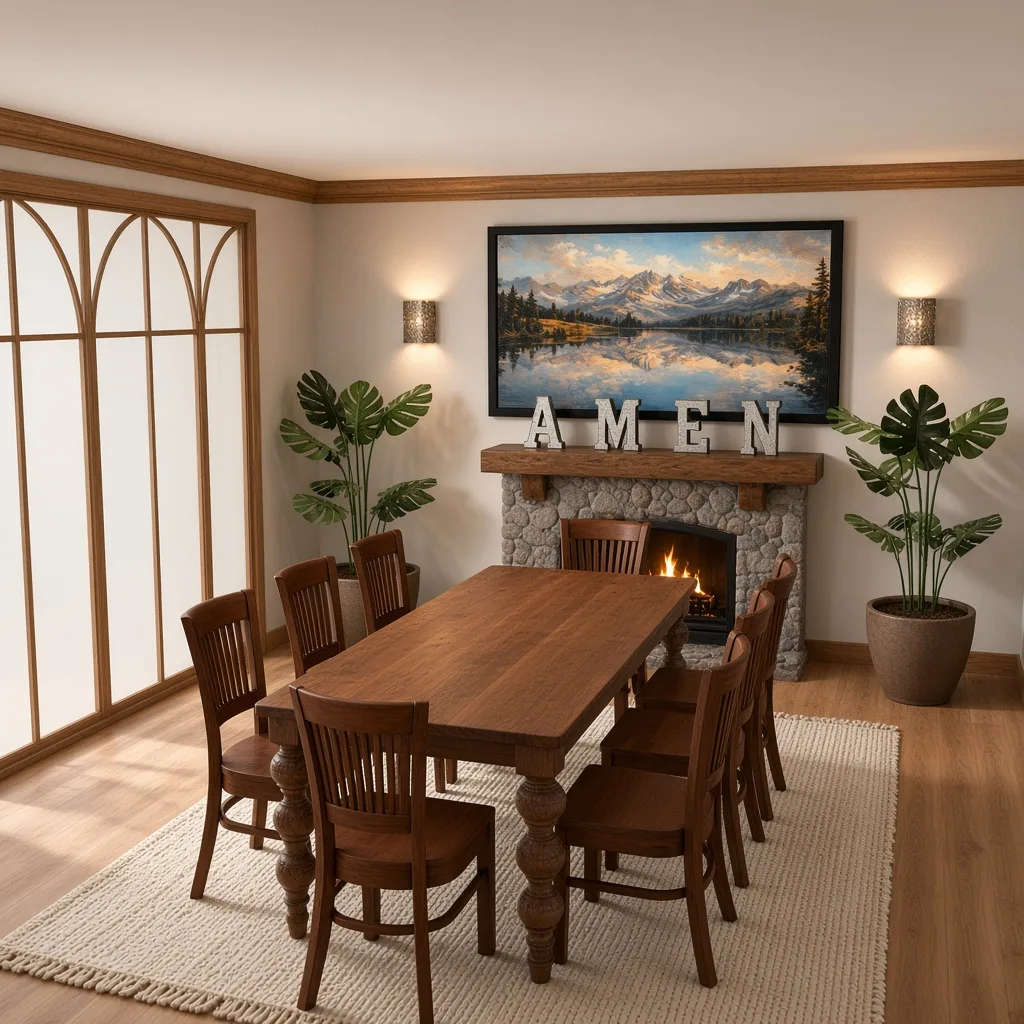 Entry in Rustic Lake House Dining