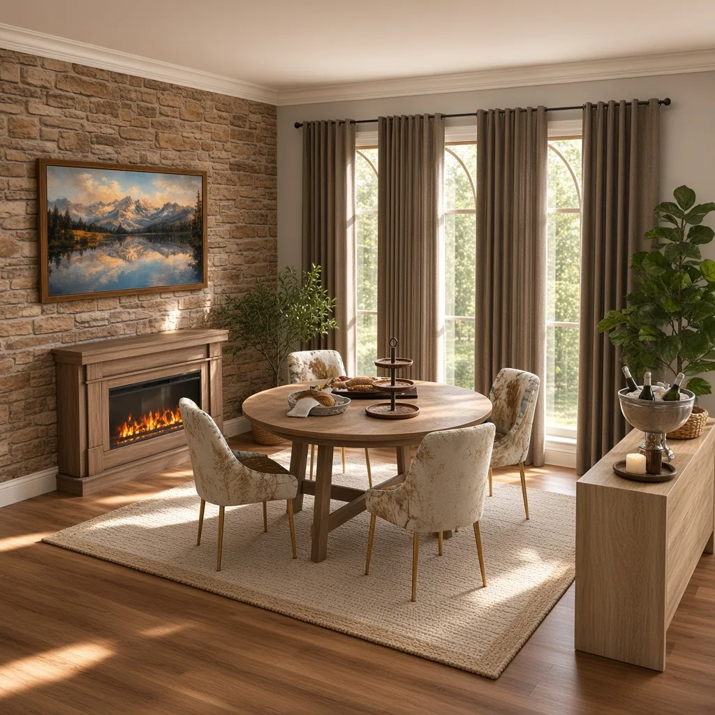Entry in Rustic Lake House Dining