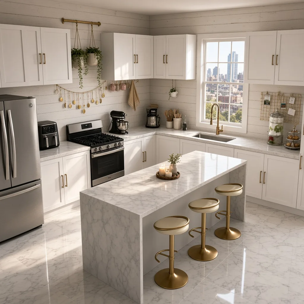 Entry in Zen Minimalist Kitchen