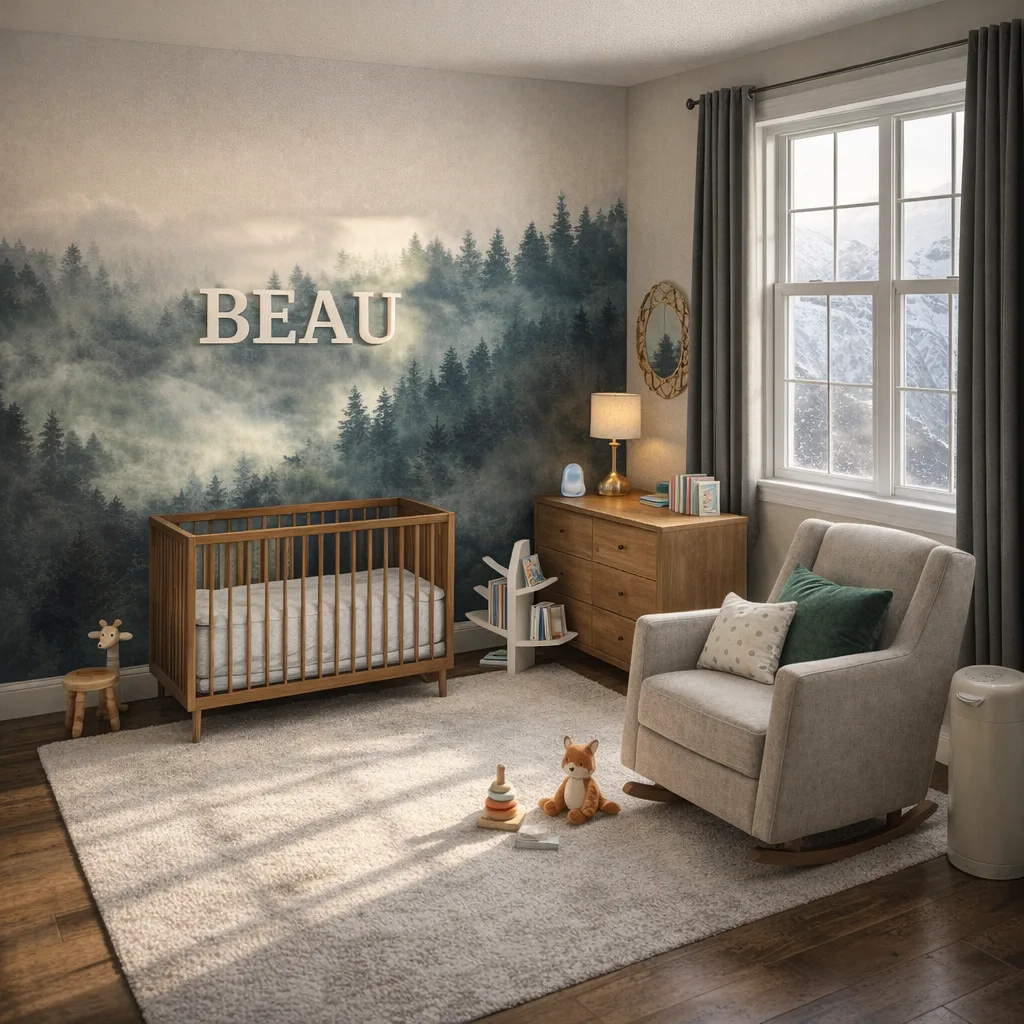 Entry in Dreamy Alpine Baby Room
