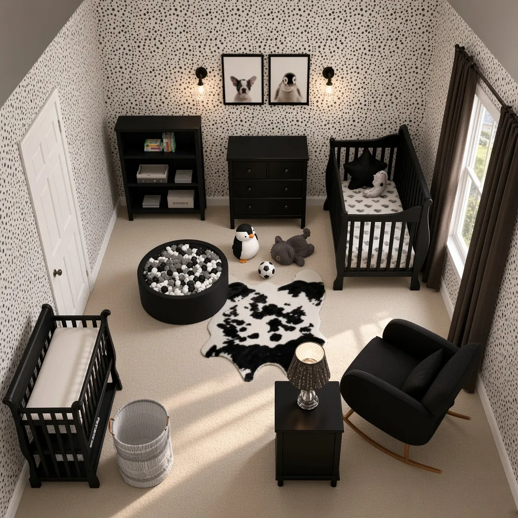 Entry in Minimalist Monochrome Nursery