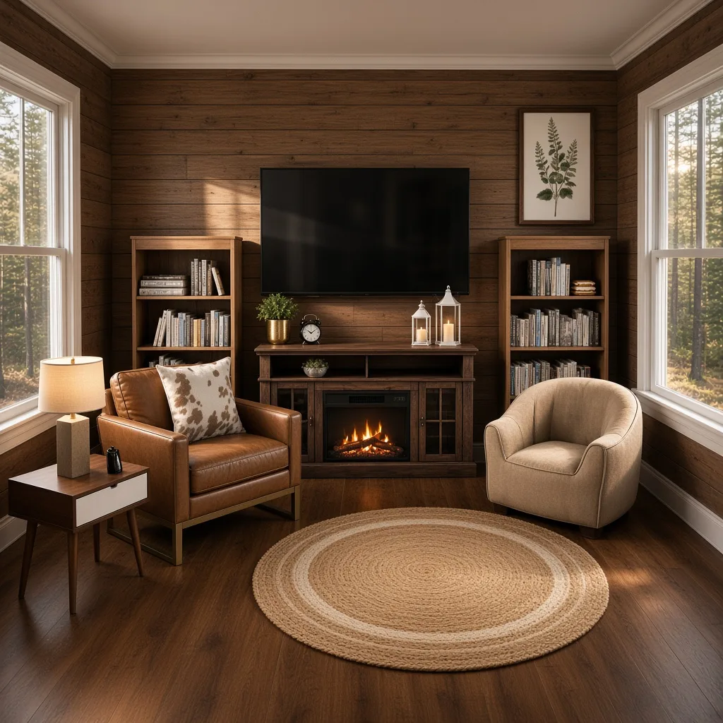 Entry in Rustic Cabin Reading Nook