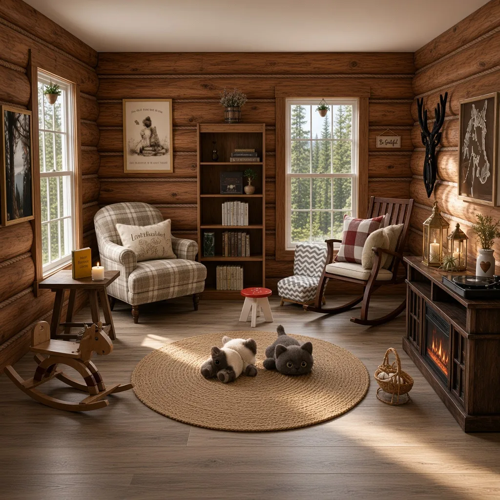 Entry in Rustic Cabin Reading Nook