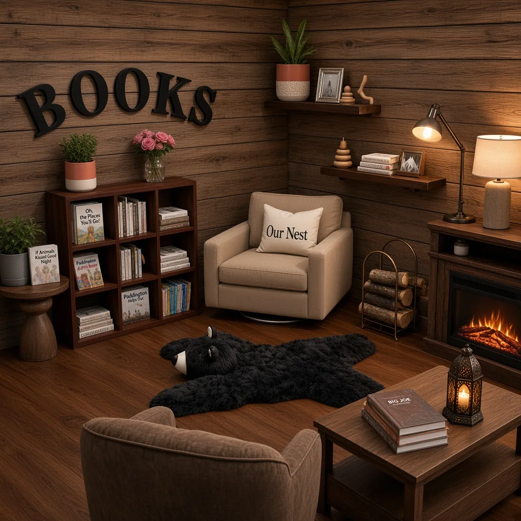 Entry in Rustic Cabin Reading Nook