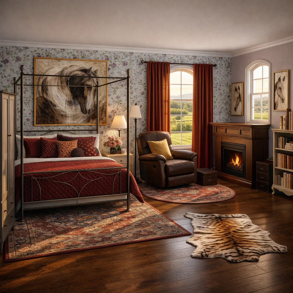 Entry in Equestrian Elegance Bedroom