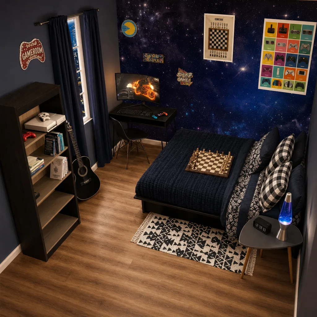 Entry in Retro Arcade Teen Bedroom