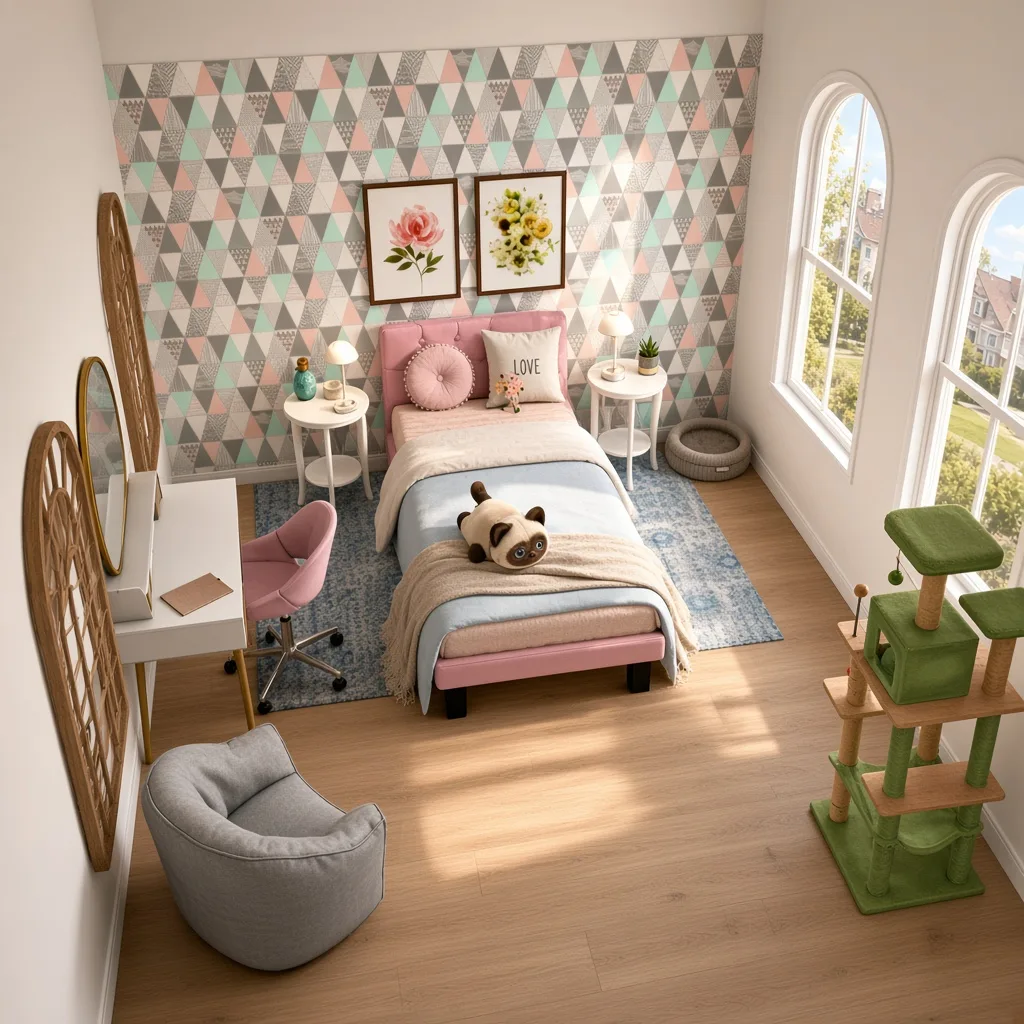 Entry in Pastel Pop Teen Bedroom