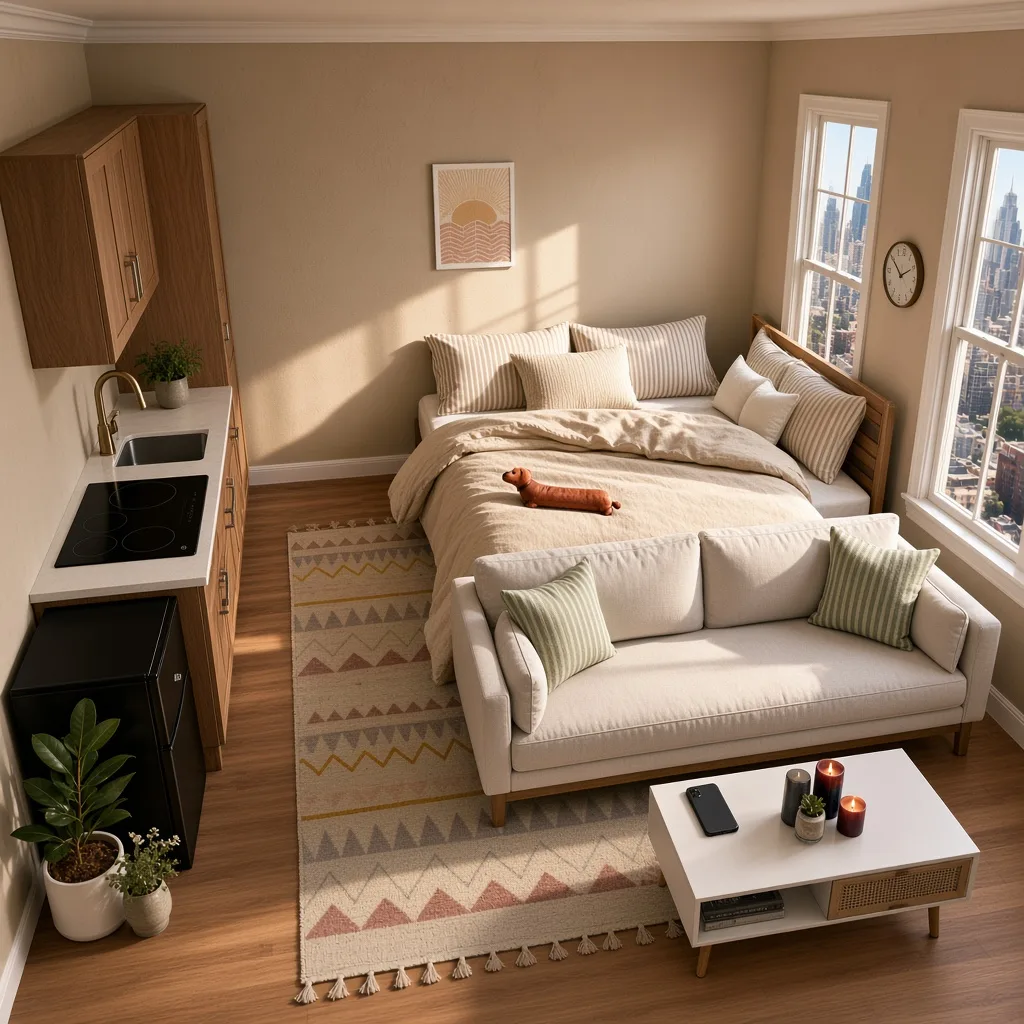 Entry in Cozy Urban Studio