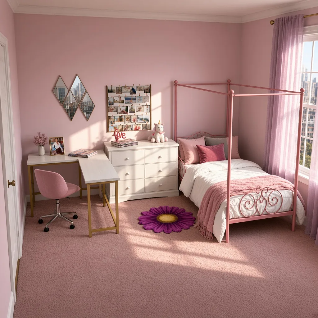 Entry in Girly Pop Teen Girl’s Bedroom