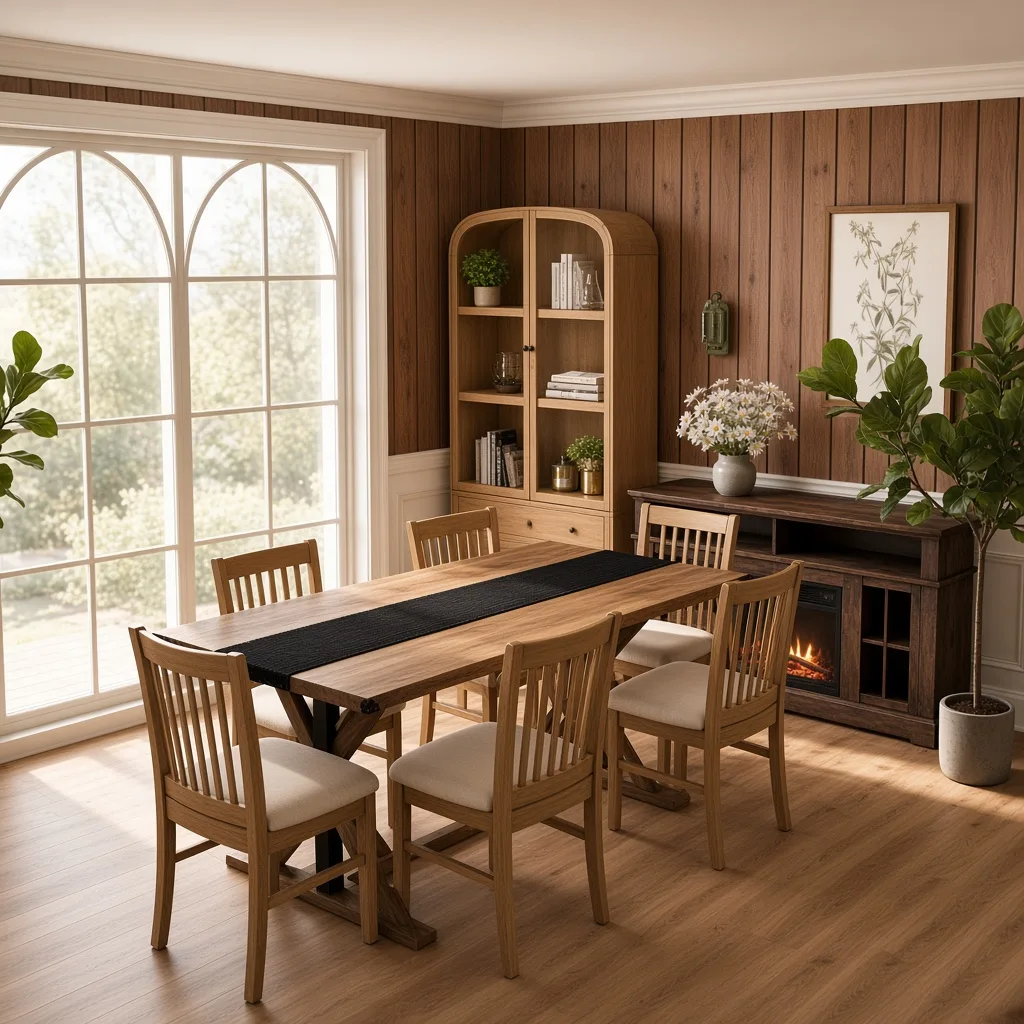 Entry in Rustic Lake House Dining
