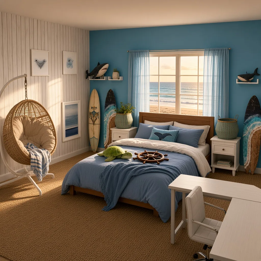 Entry in Beachy Teen Surf Bedroom