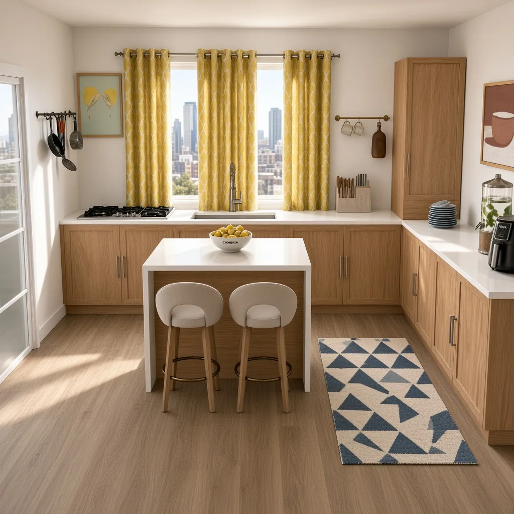 Entry in Zen Minimalist Kitchen