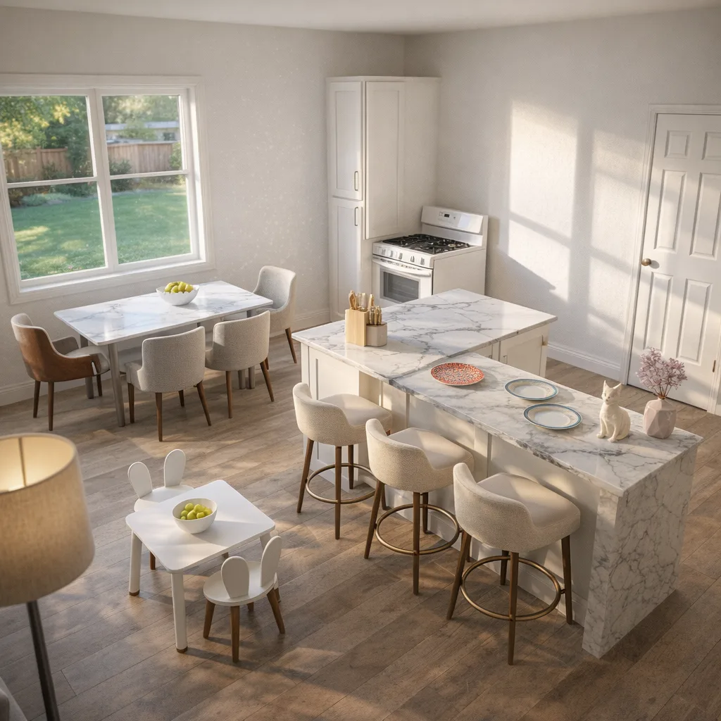 Entry in White Minimalist Culinary Space
