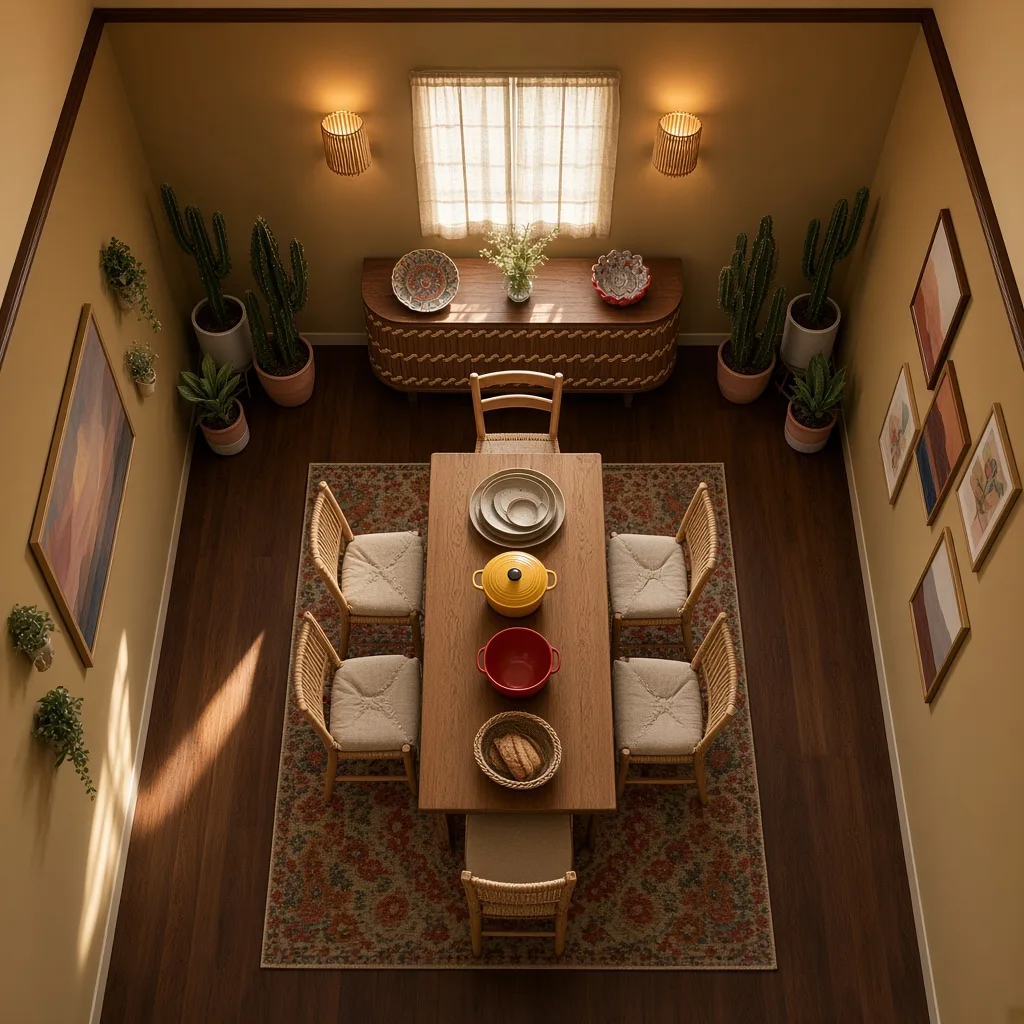 Entry in Bohemian Boho Dining