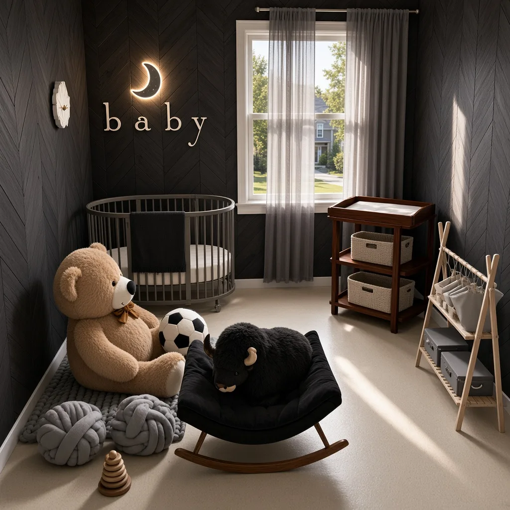 Entry in Minimalist Monochrome Nursery