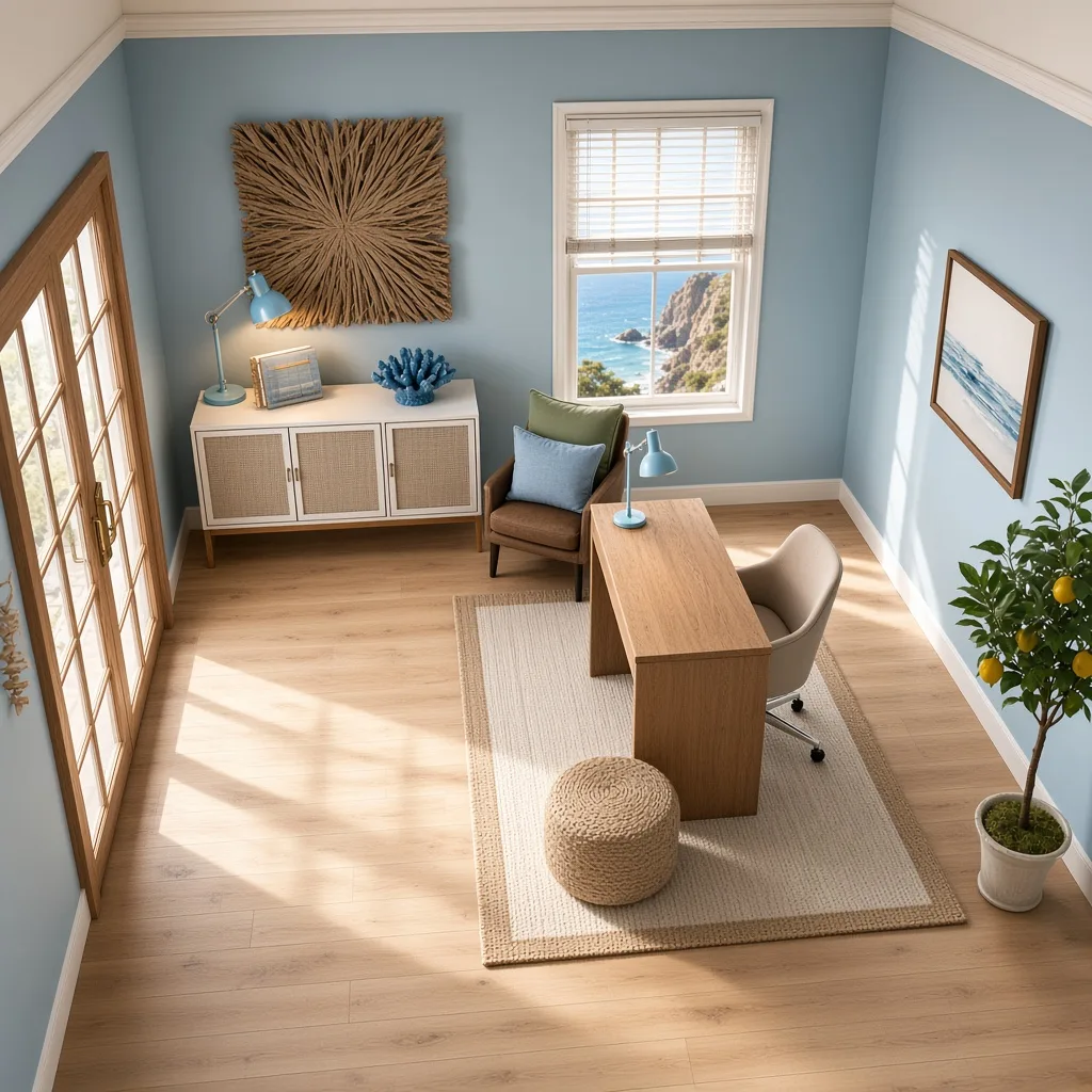 Entry in Coastal Breeze Home Office