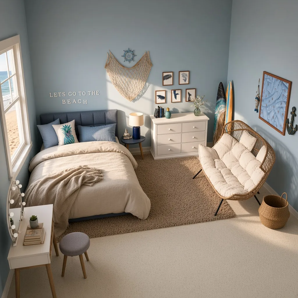 Entry in Beachy Teen Surf Bedroom