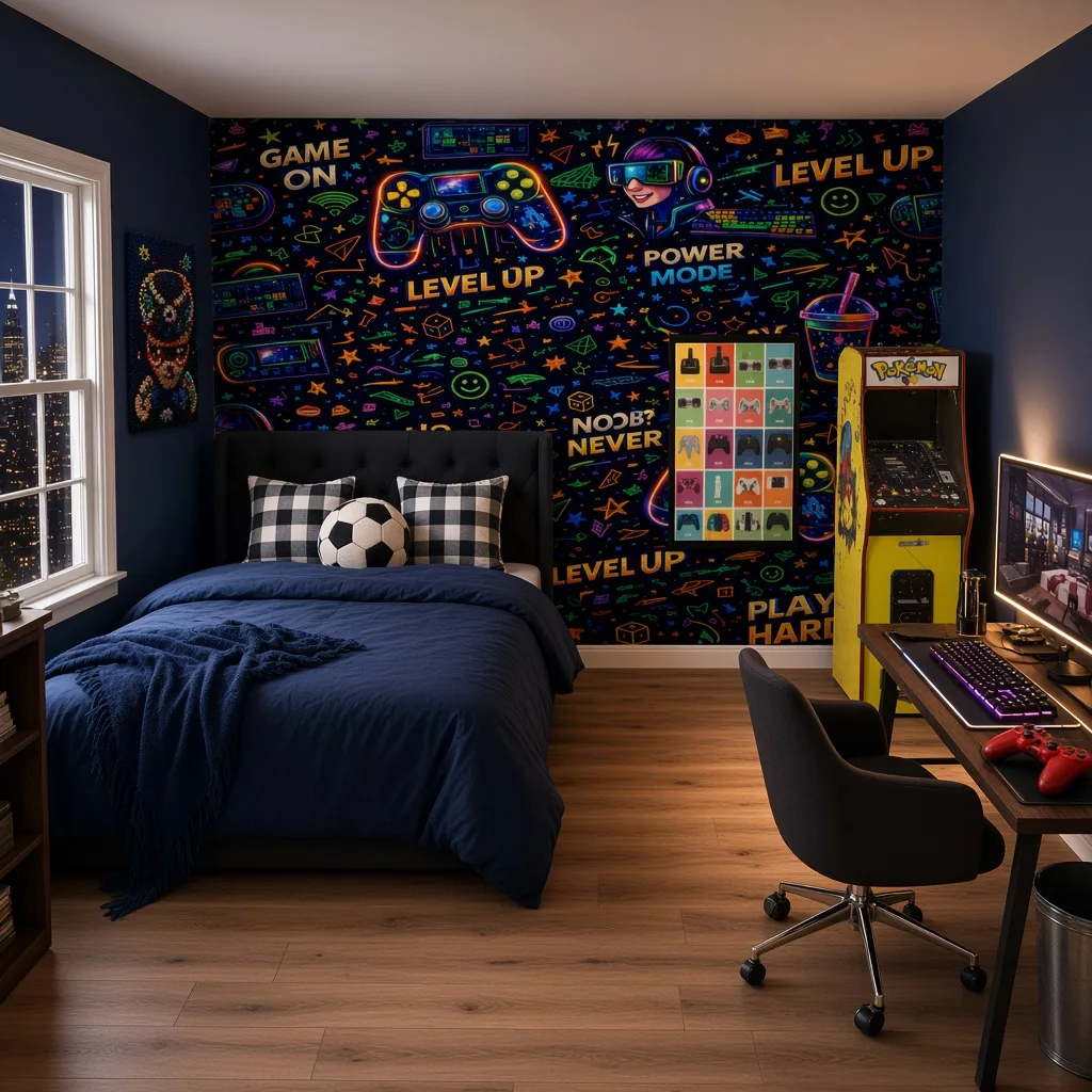 Entry in Retro Arcade Teen Bedroom