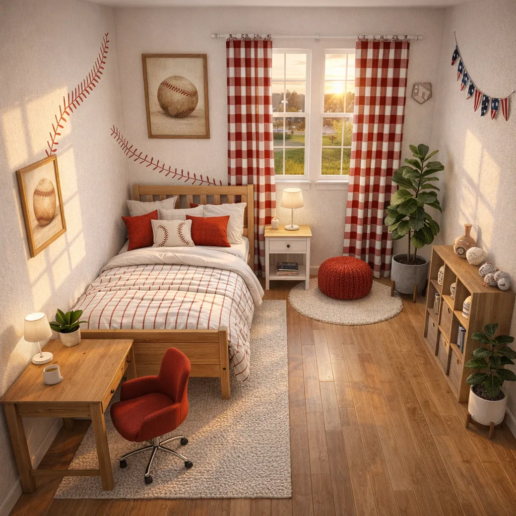 Entry in All-Star Baseball Bedroom