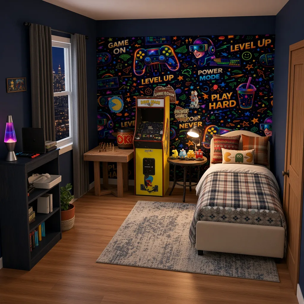 Entry in Retro Arcade Teen Bedroom
