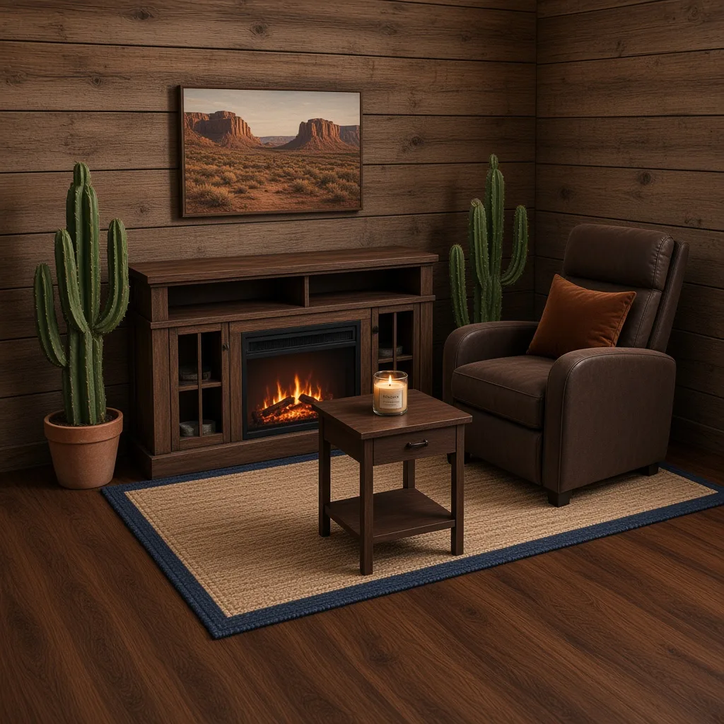 Entry in Rustic Cabin Reading Nook