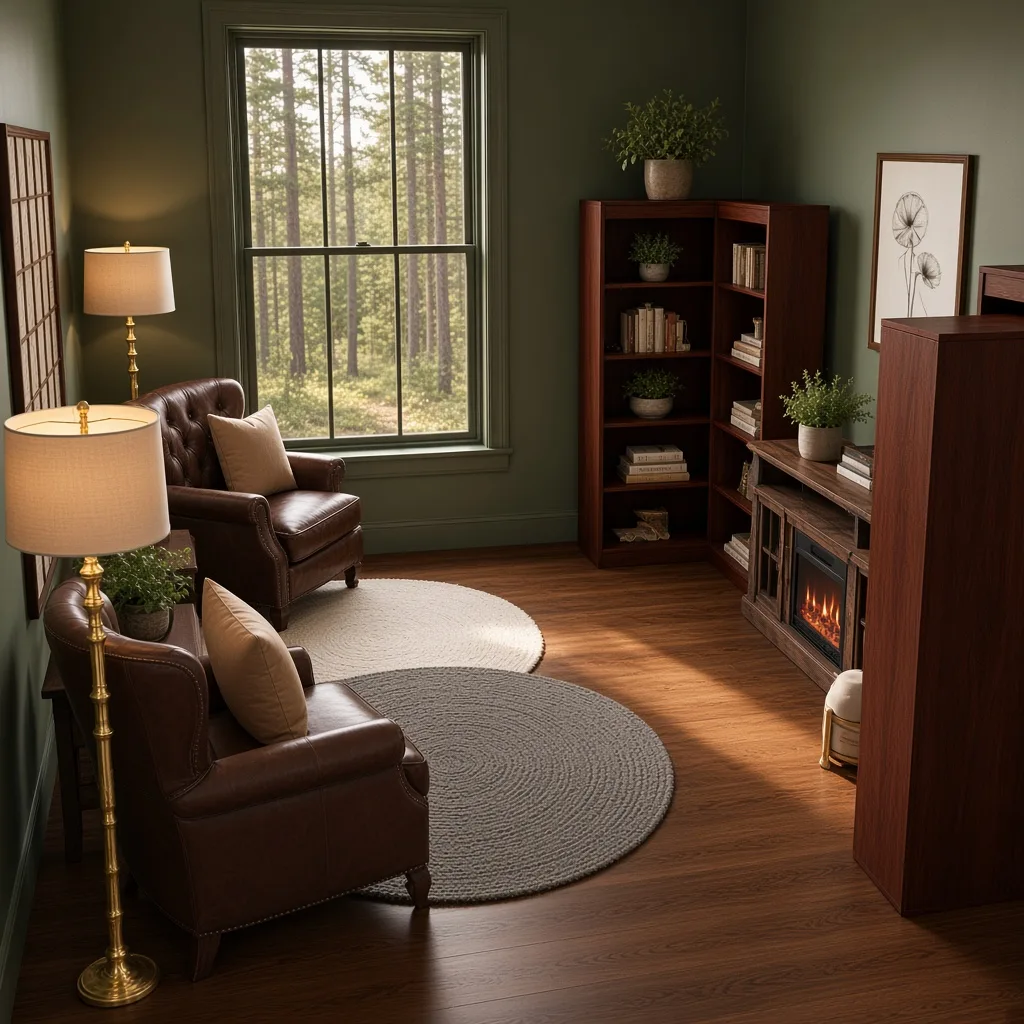 Entry in Rustic Cabin Reading Nook