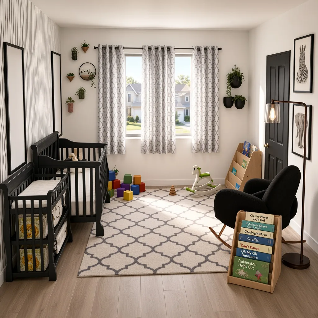 Entry in Minimalist Monochrome Nursery