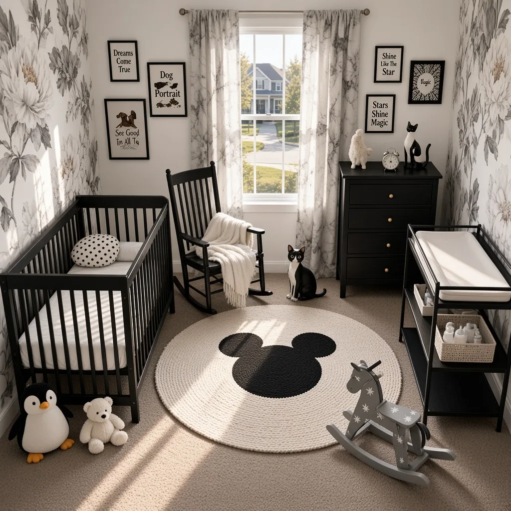 Entry in Minimalist Monochrome Nursery