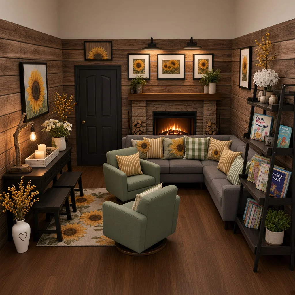 Entry in Rustic Cabin Reading Nook