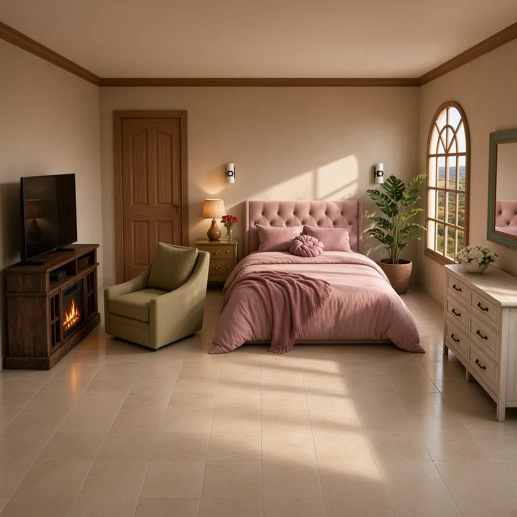 Entry in Tuscan Romance Master Bedroom