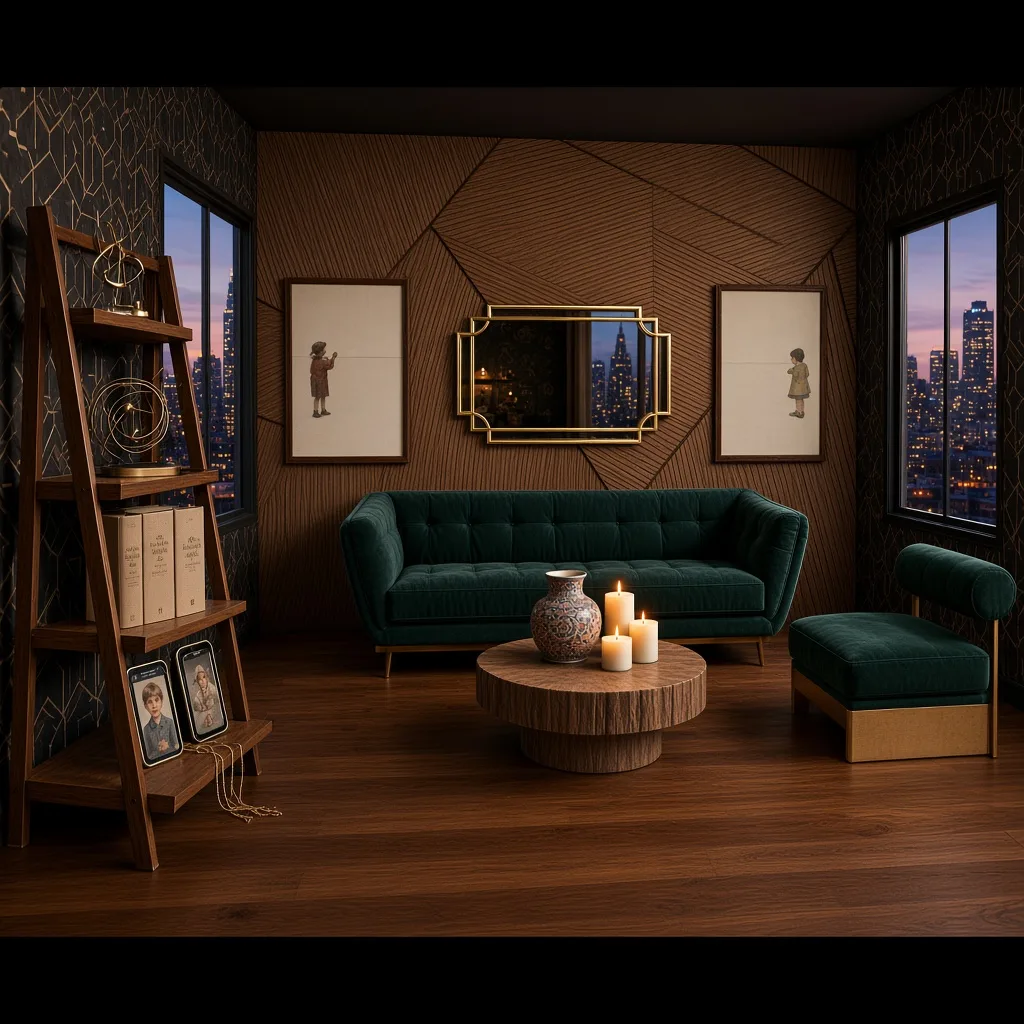 Entry in Art Deco Lounge Room