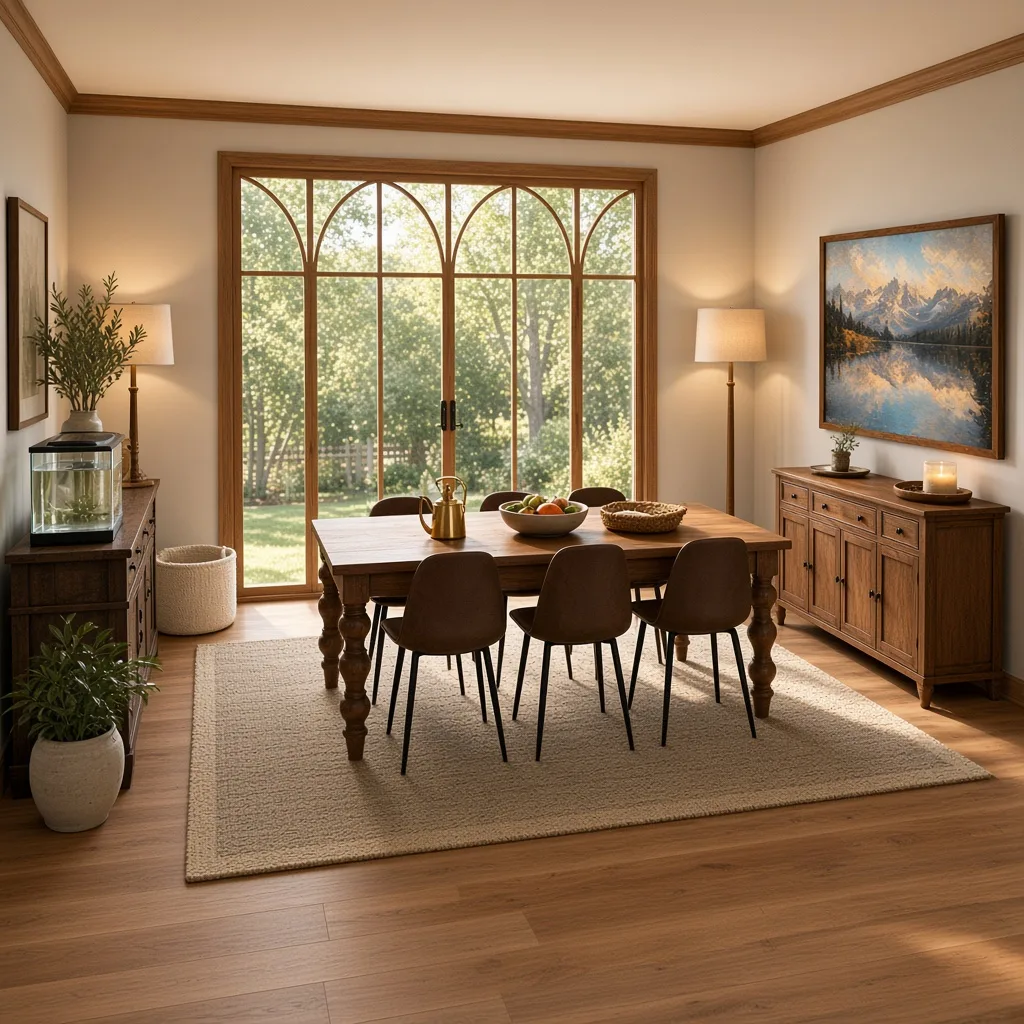 Entry in Rustic Lake House Dining