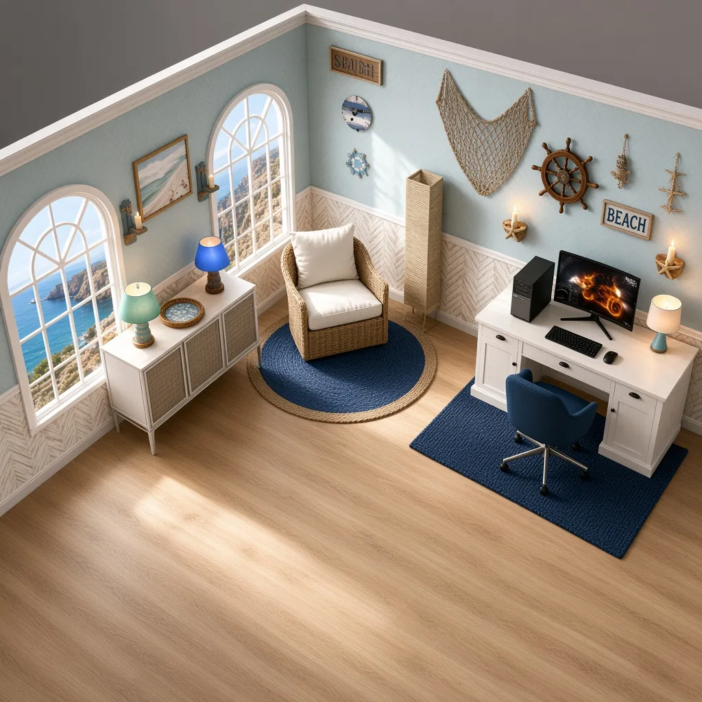 Entry in Coastal Breeze Home Office