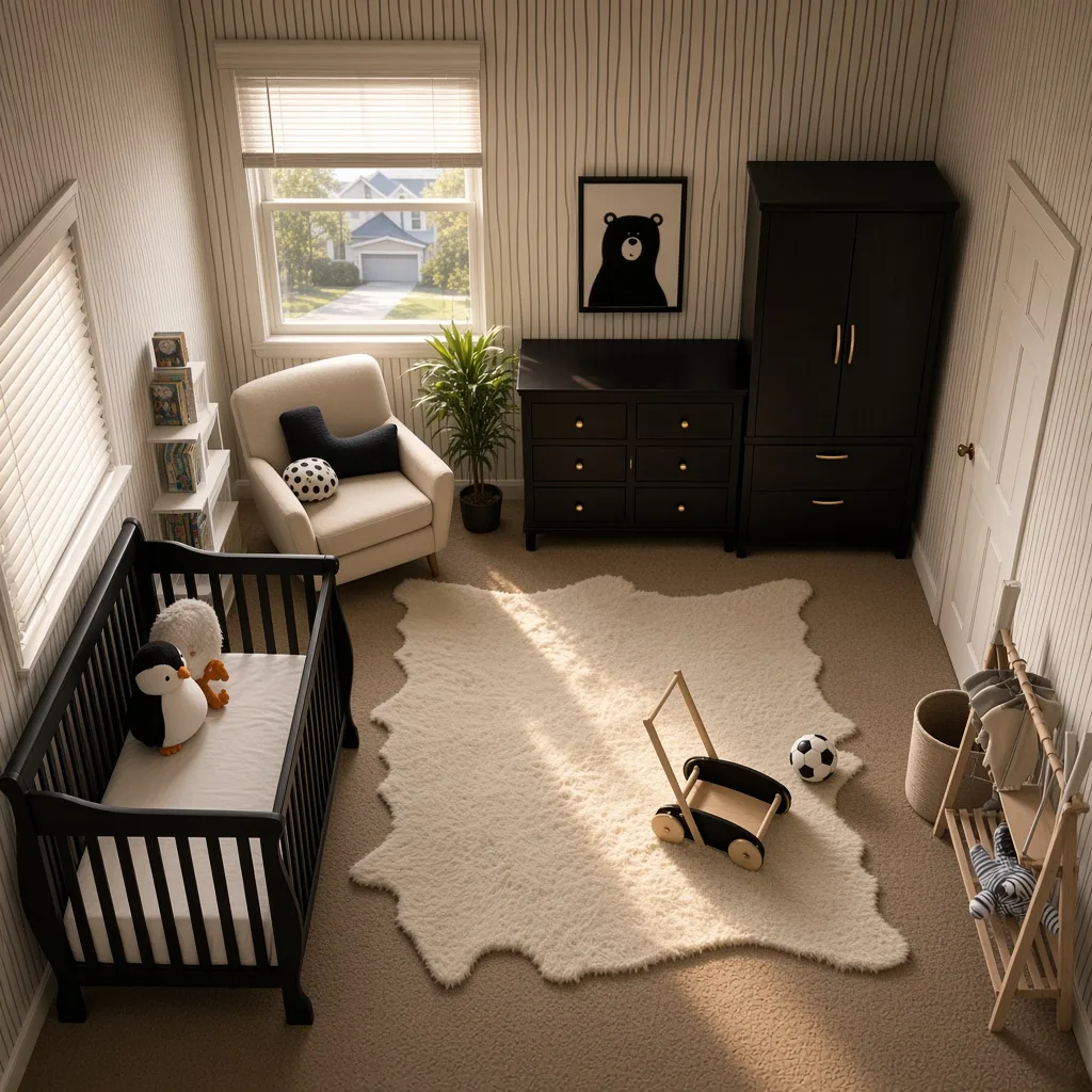 Entry in Minimalist Monochrome Nursery