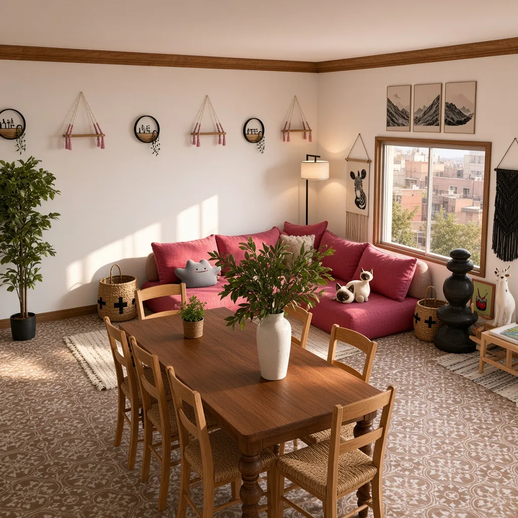 Entry in Bohemian Boho Dining