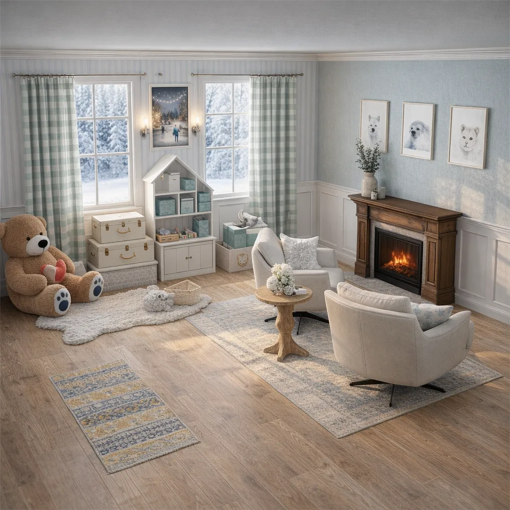 Entry in Winter Wonderland Playroom