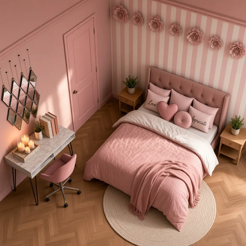 Entry in Girly Pop Teen Girl’s Bedroom