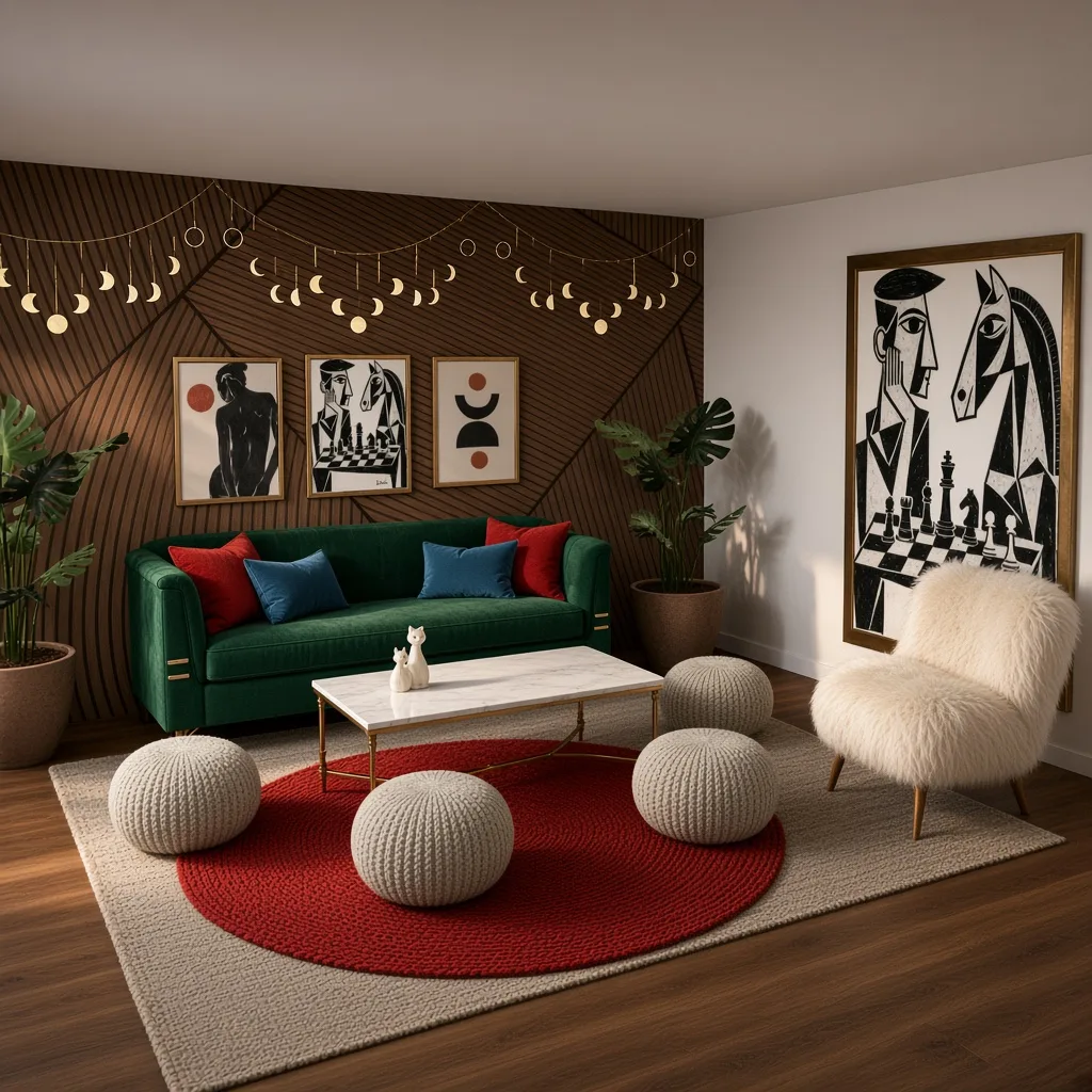 Entry in Art Deco Lounge Room