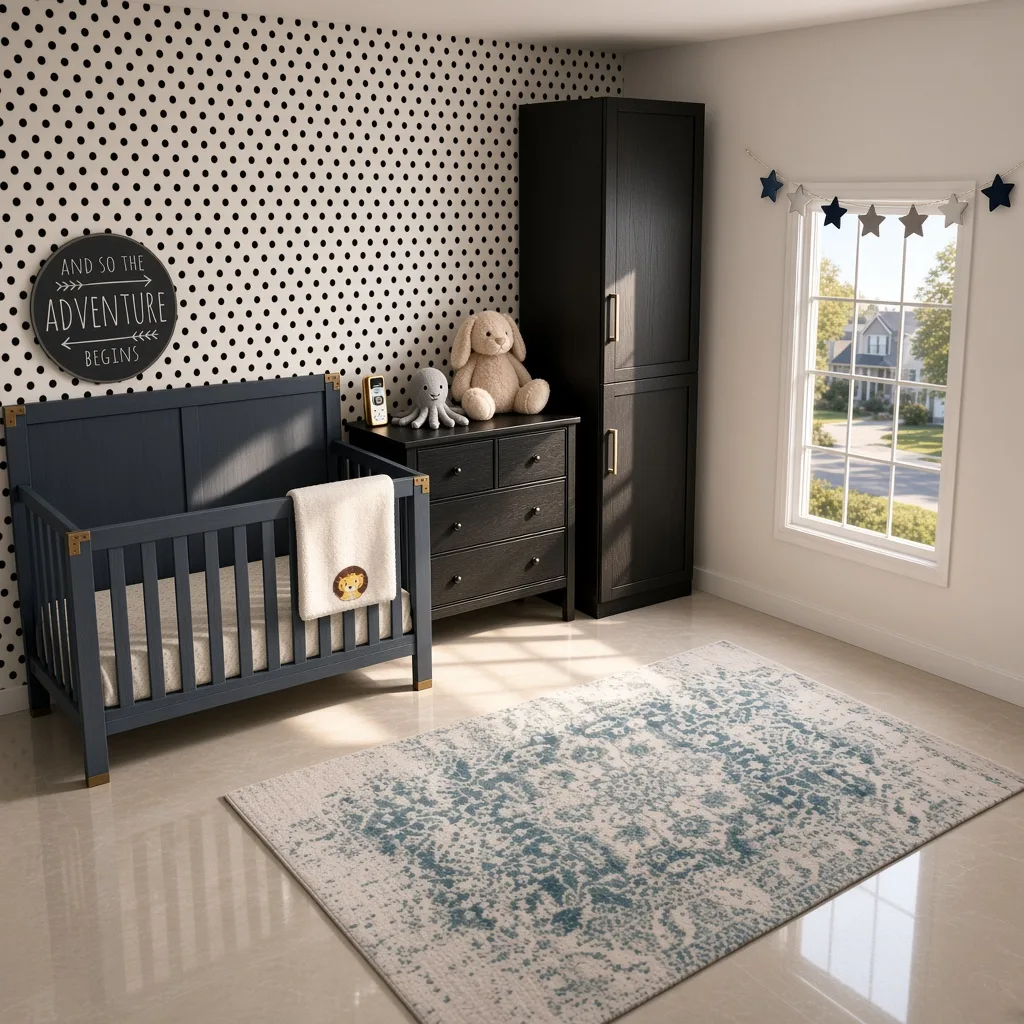 Entry in Minimalist Monochrome Nursery