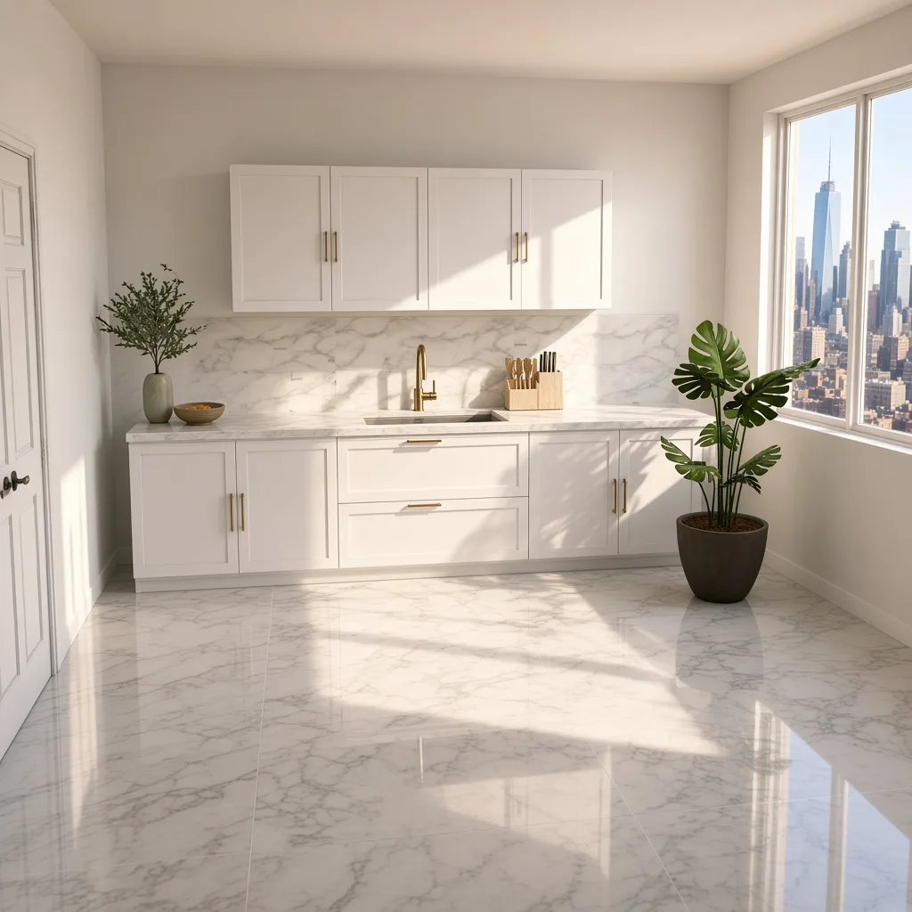 Entry in Zen Minimalist Kitchen