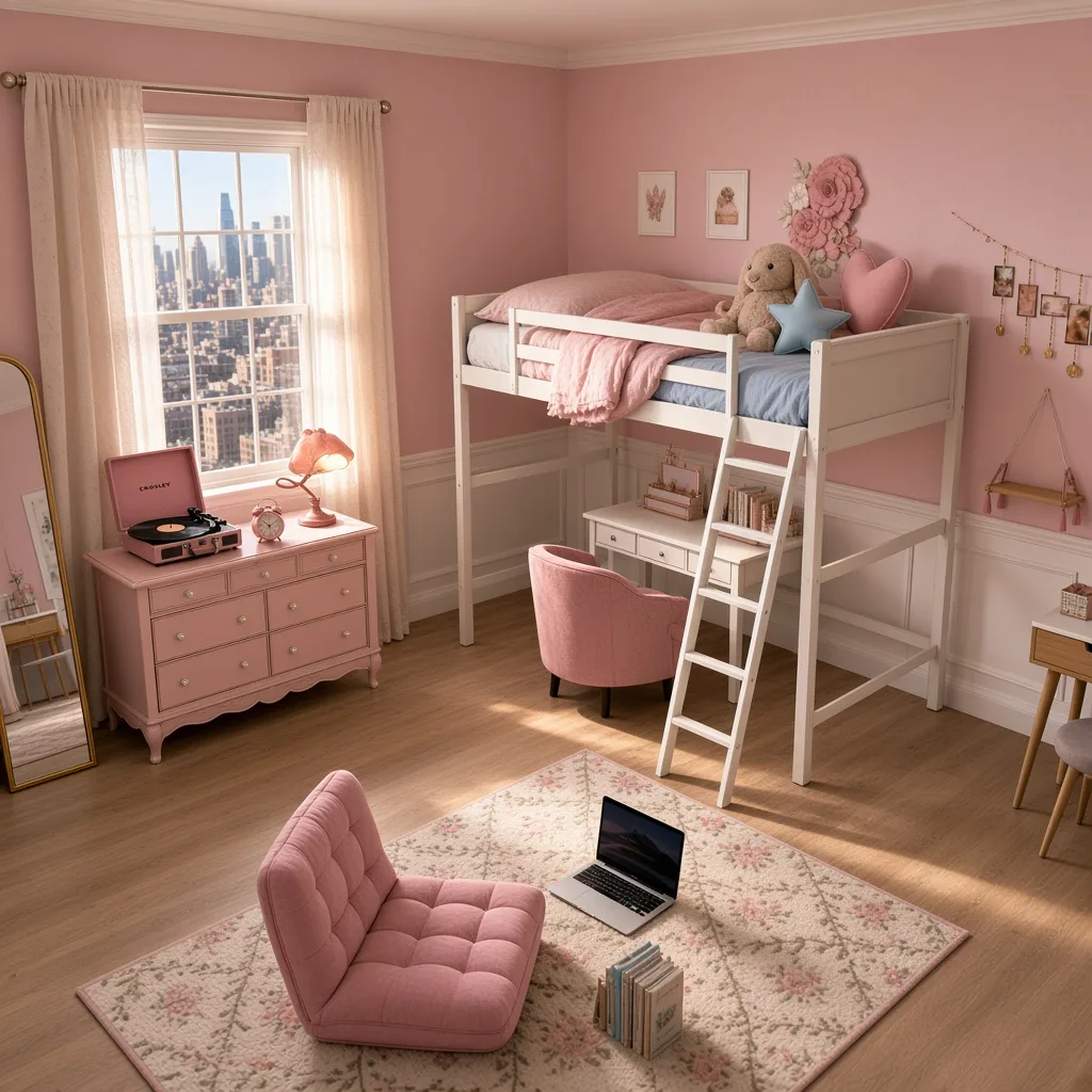 Entry in Girly Pop Teen Girl’s Bedroom