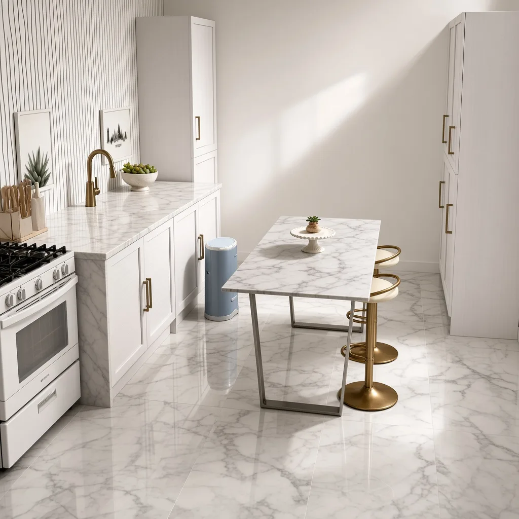 Entry in Zen Minimalist Kitchen