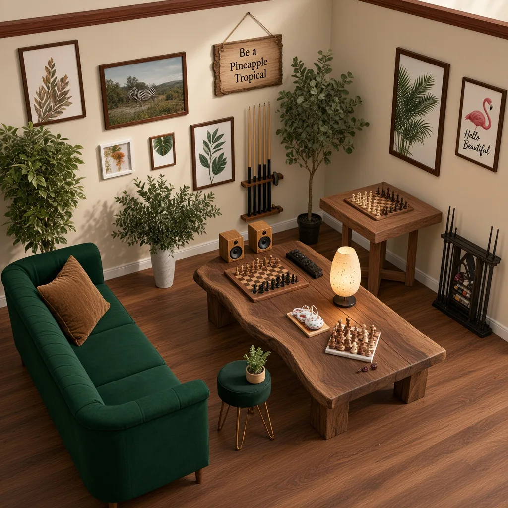 Entry in Tropical Getaway Game Room