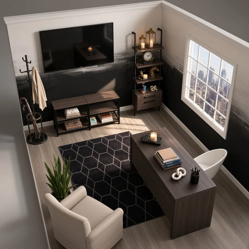 Entry in Blackout Zen Office