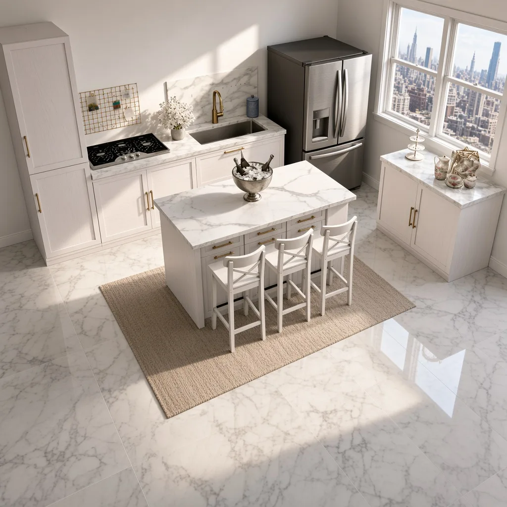 Entry in Zen Minimalist Kitchen